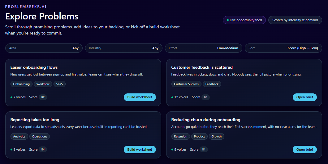 Explore feed screenshot